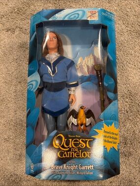 Warner Bros. Quest for Camelot Brave Knight Garrett Costume Doll - Blue
